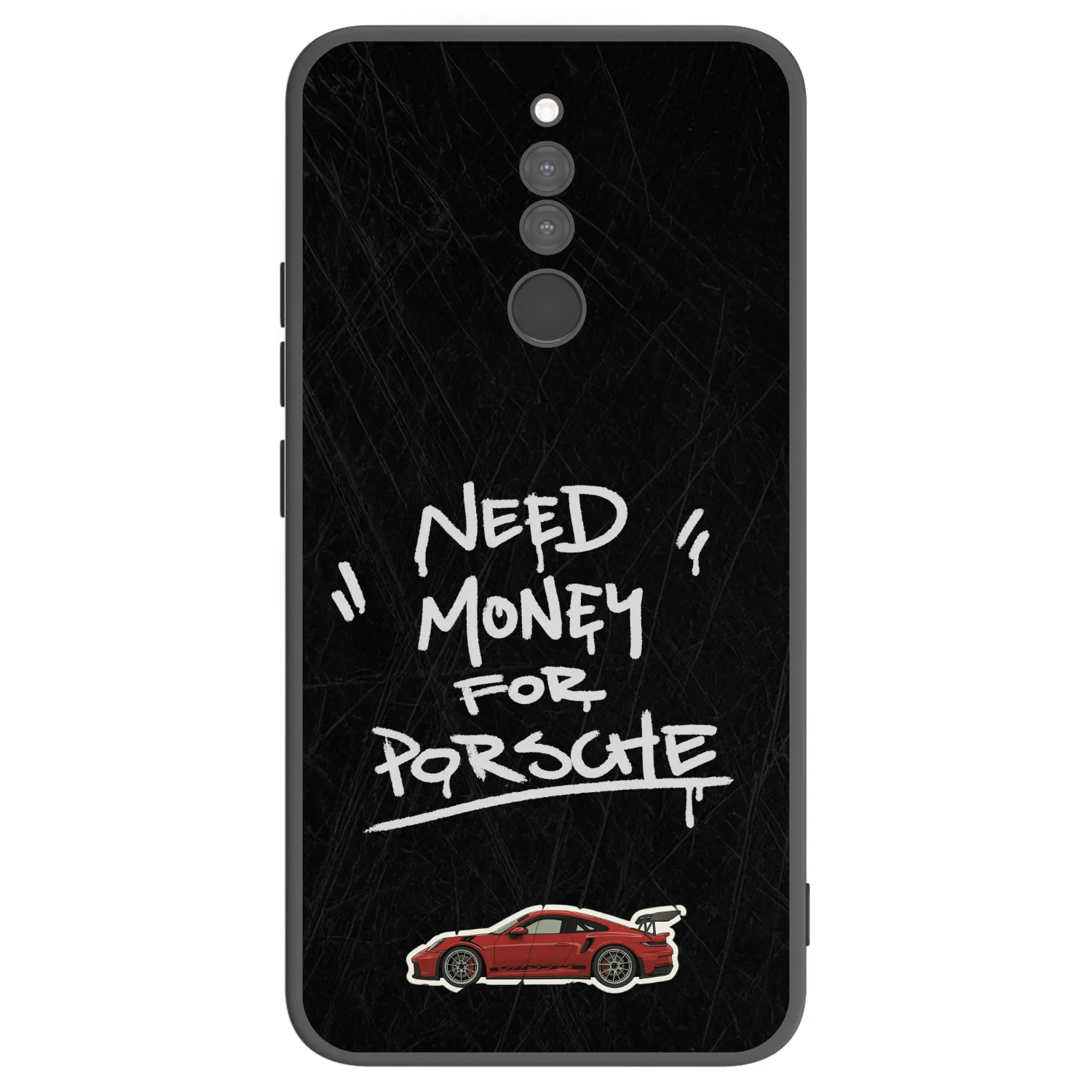 Picasee silikonowe czarne etui na Xiaomi Redmi 8 - Dark Racer