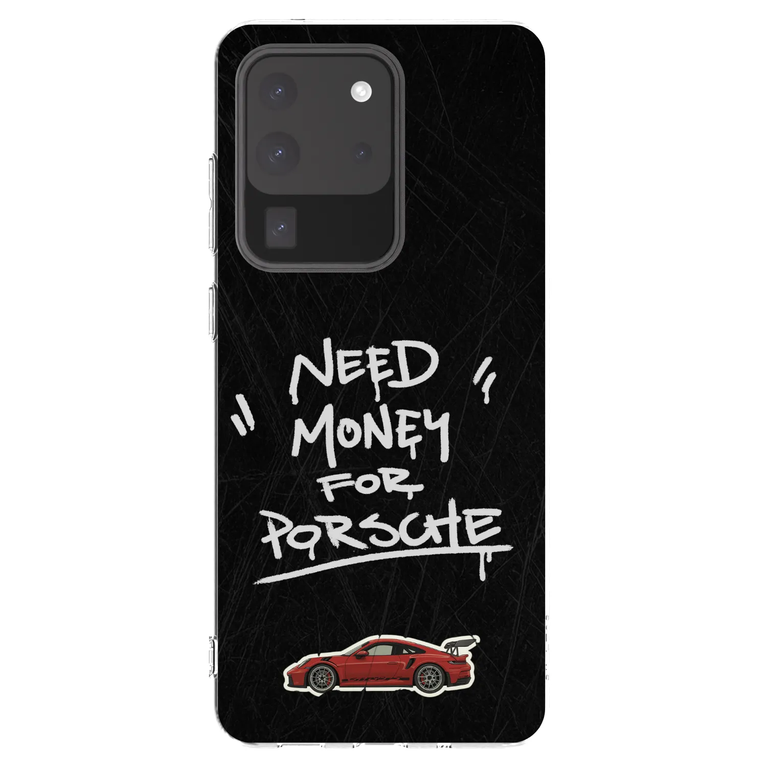 Picasee silikonowe przeźroczyste etui na Samsung Galaxy S20 Ultra 5G G988F - Dark Racer