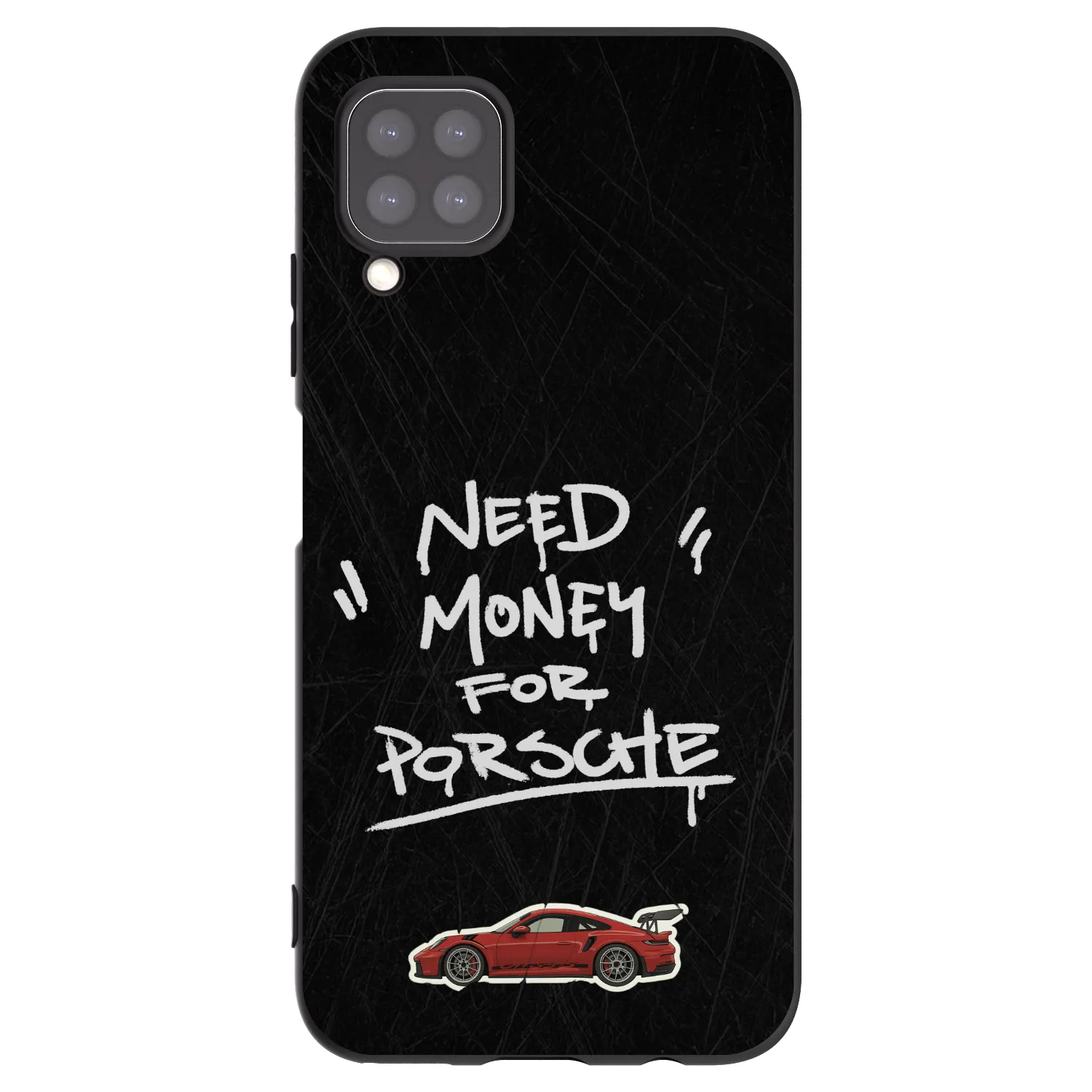 Picasee silikonowe czarne etui na Huawei P40 Lite - Dark Racer
