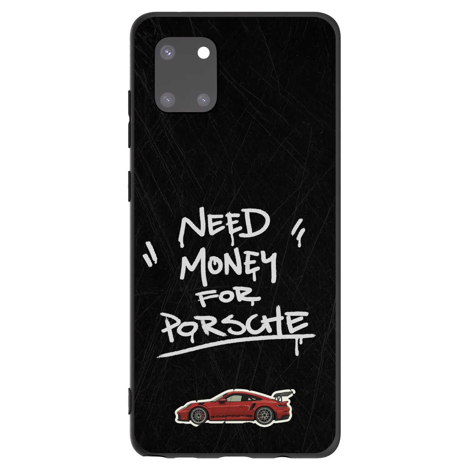 Picasee silikonowe czarne etui na Samsung Galaxy Note 10 Lite N770F - Dark Racer