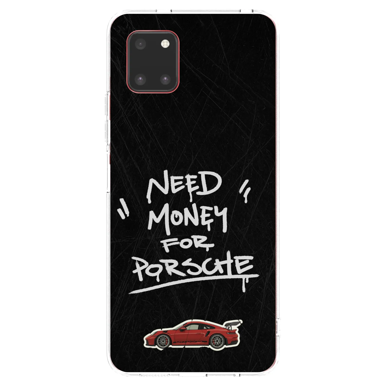 Picasee silikonowe przeźroczyste etui na Samsung Galaxy Note 10 Lite N770F - Dark Racer