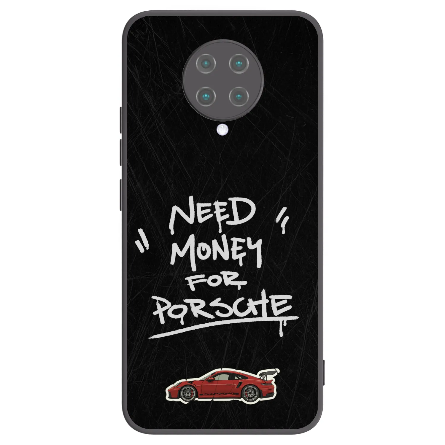 Picasee silikonowe czarne etui na Xiaomi Poco F2 Pro - Dark Racer