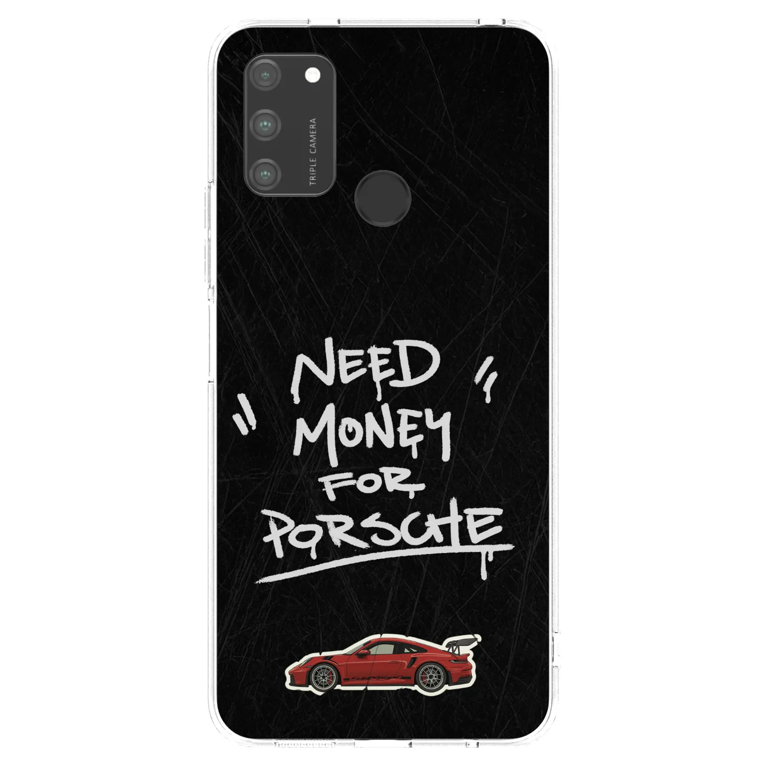Picasee silikonowe przeźroczyste etui na Honor 9A - Dark Racer