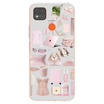 Picasee silikonowe przeźroczyste etui na Xiaomi Redmi 9C - Glam Babe