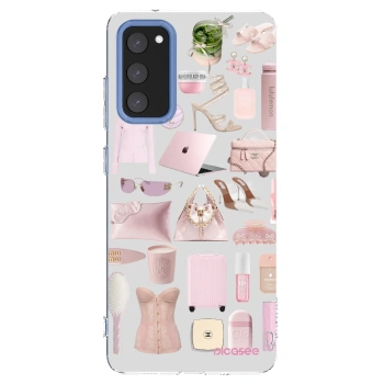 Picasee silikonowe przeźroczyste etui na Samsung Galaxy S20 FE - Glam Babe