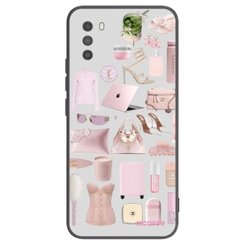 Picasee silikonowe czarne etui na Xiaomi Poco M3 - Glam Babe