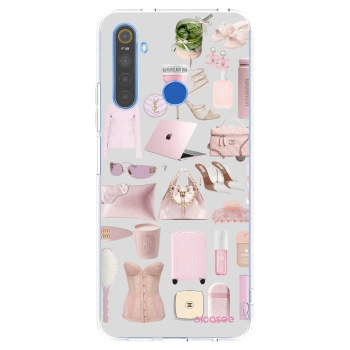 Picasee silikonowe przeźroczyste etui na Realme 5 - Glam Babe