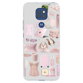 Picasee silikonowe przeźroczyste etui na Motorola Moto G9 Play - Glam Babe