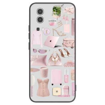 Picasee silikonowe czarne etui na Vivo Y72 5G - Glam Babe