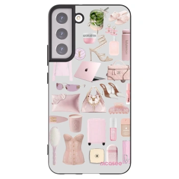 Picasee silikonowe czarne etui na Samsung Galaxy S22+ 5G - Glam Babe