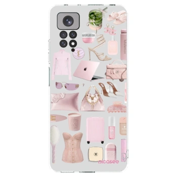 Picasee silikonowe przeźroczyste etui na Xiaomi Redmi Note 11S 4G - Glam Babe