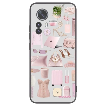 Picasee silikonowe czarne etui na Xiaomi 12 Pro - Glam Babe