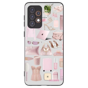Picasee silikonowe czarne etui na Samsung Galaxy A33 5G A336 - Glam Babe