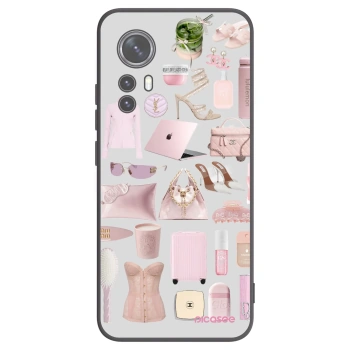 Picasee silikonowe czarne etui na Xiaomi 12X - Glam Babe