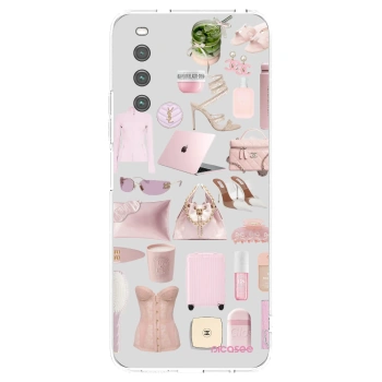 Picasee silikonowe przeźroczyste etui na Sony Xperia 10 IV 5G - Glam Babe