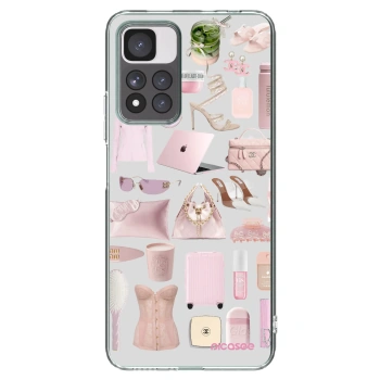 Picasee silikonowe przeźroczyste etui na Xiaomi Redmi Note 11 Pro+ 5G - Glam Babe