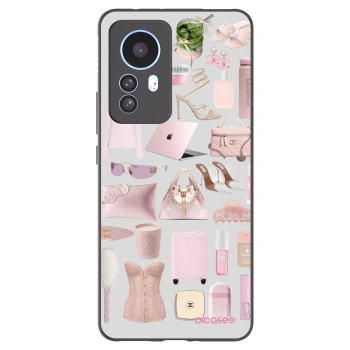 Picasee silikonowe czarne etui na Xiaomi 12T Pro - Glam Babe