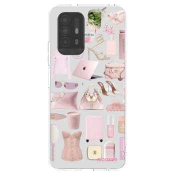 Picasee silikonowe przeźroczyste etui na OPPO A94 5G - Glam Babe