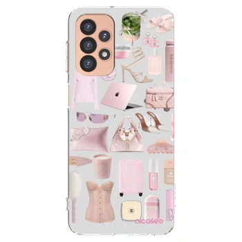 Picasee silikonowe przeźroczyste etui na Samsung Galaxy A23 A236B 5G - Glam Babe