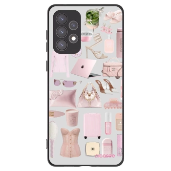 Picasee silikonowe czarne etui na Samsung Galaxy A73 5G - Glam Babe