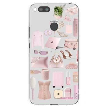 Picasee silikonowe przeźroczyste etui na Xiaomi Redmi A1 - Glam Babe