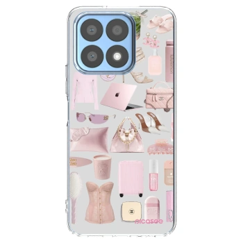 Picasee silikonowe przeźroczyste etui na Honor X8a - Glam Babe