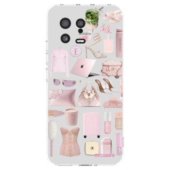 Picasee silikonowe przeźroczyste etui na Xiaomi 13 - Glam Babe