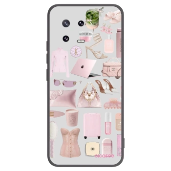 Picasee silikonowe czarne etui na Xiaomi 13 Pro - Glam Babe