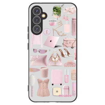 Picasee silikonowe czarne etui na Samsung Galaxy A34 5G A346B - Glam Babe