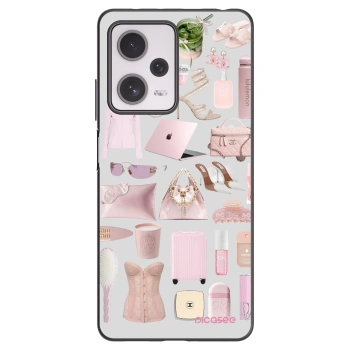 Picasee silikonowe czarne etui na Xiaomi Redmi Note 12 Pro+ 5G - Glam Babe