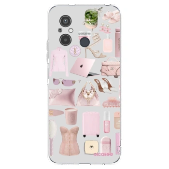 Picasee silikonowe przeźroczyste etui na Xiaomi Redmi 12C - Glam Babe
