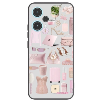 Picasee silikonowe czarne etui na Xiaomi Poco F5 - Glam Babe