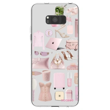 Picasee silikonowe przeźroczyste etui na Samsung Galaxy S8 G950F - Glam Babe