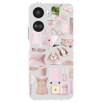 Picasee silikonowe przeźroczyste etui na Honor 90 Lite 5G - Glam Babe