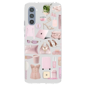 Picasee silikonowe przeźroczyste etui na Motorola Moto G62 - Glam Babe