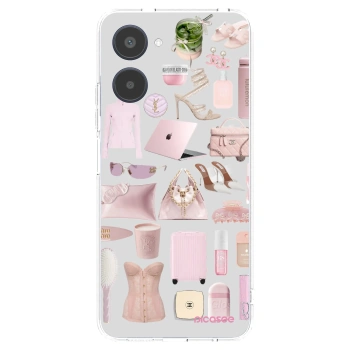 Picasee silikonowe przeźroczyste etui na Realme 10 4G - Glam Babe