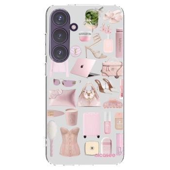 Picasee silikonowe przeźroczyste etui na Samsung Galaxy S24+ S926B 5G - Glam Babe