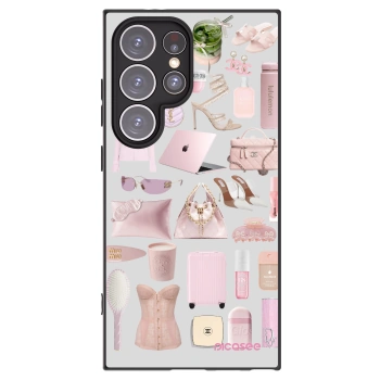 Picasee silikonowe czarne etui na Samsung Galaxy S24 Ultra S928B 5G - Glam Babe