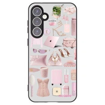 Picasee silikonowe czarne etui na Samsung Galaxy S23 FE S711B - Glam Babe