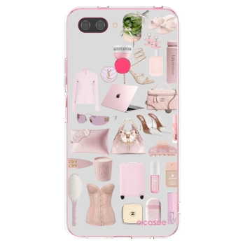 Picasee silikonowe przeźroczyste etui na Xiaomi Mi 8 Lite - Glam Babe