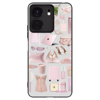 Picasee silikonowe czarne etui na Xiaomi Redmi 13C 4G - Glam Babe