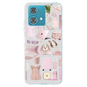 Picasee silikonowe przeźroczyste etui na Motorola Edge 40 Neo - Glam Babe