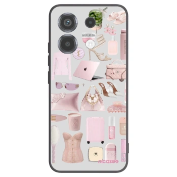 Picasee silikonowe czarne etui na Xiaomi Poco X6 - Glam Babe
