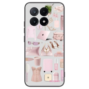 Picasee silikonowe czarne etui na Xiaomi Poco X6 Pro - Glam Babe