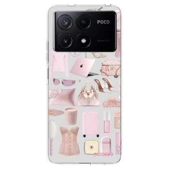 Picasee silikonowe przeźroczyste etui na Xiaomi Poco X6 Pro - Glam Babe