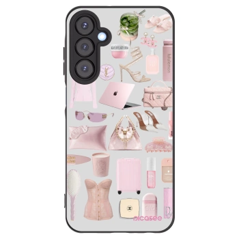 Picasee silikonowe czarne etui na Samsung Galaxy A25 A256B 5G - Glam Babe