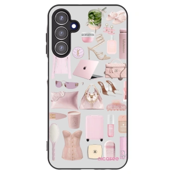 Picasee silikonowe czarne etui na Samsung Galaxy A15 A156B 5G - Glam Babe