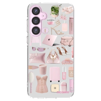 Picasee silikonowe przeźroczyste etui na Samsung Galaxy A55 5G A556B - Glam Babe