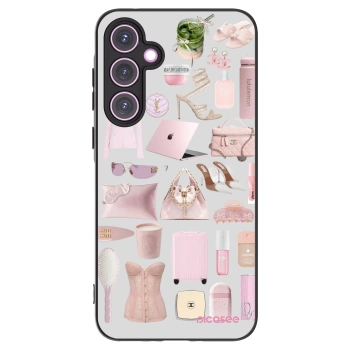 Picasee silikonowe czarne etui na Samsung Galaxy A35 5G A356B - Glam Babe