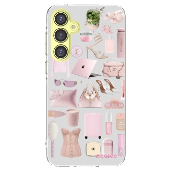 Picasee silikonowe przeźroczyste etui na Samsung Galaxy A35 5G A356B - Glam Babe